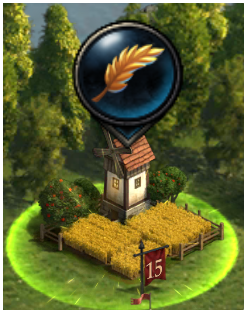 Buildings - Farm with food waiting to be harvested