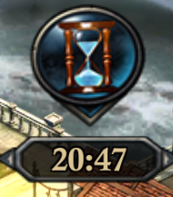 Merlin's Gift timer displaying 20:47 minutes left.